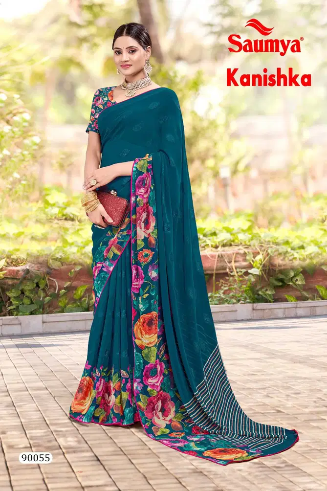 Kanishka By Saumya Luster Butta Designer Printed sarees Wholesale Shop In Surat